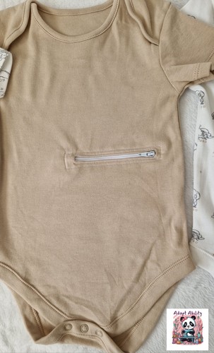 Three AGE 18-24months Feeding / PEG Tube Bodysuits - Picture 3 of 8