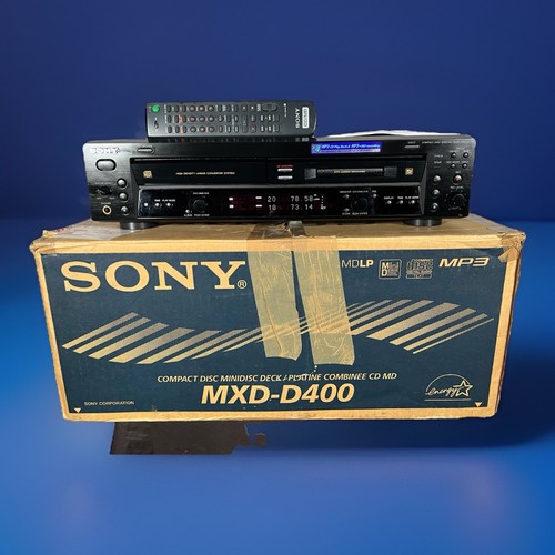 Sony MXD-D400 CD/MD Deck – Fully Serviced | Box, Remote, Manual + 120 Minidiscs - Bild 24 von 24