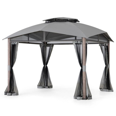 #ad Sunjoy 12ft. X 12ft. Soft Top Gazebo with Netting $391.28