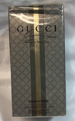 GUCCI Made to Measure 3oz 90 ml For Men Eau de Toilette Spray New & Sealed. RARE