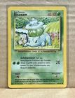 German Pokemon Card Bulbasaur  Bisasam 044/102 Base Set Regular 1999 WOTC
