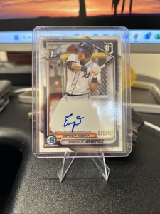 2024 Bowman Chrome - Prospect Autographs Enrique Jimenez #CPA-EJ Refractor /499