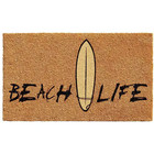 Multi-Colored 29 In. X 17 In. Coir Non-Slip Indoor / Outdoor Door Mat