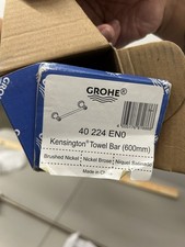 GROHE Kensington 24 Brushed Nickel Towel Bar 40224 EN0 New Open Box