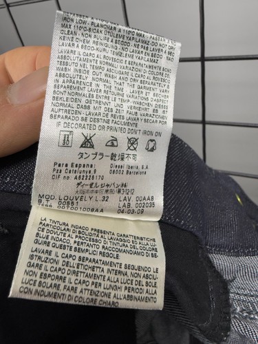 Diesel Louvely women's jeans Size W27 L32 Duties Paid (USA) - Picture 12 of 13