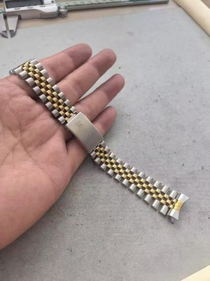 20MM 14K/SS Jubilee Watch Band Strap For Rolex 36MM Datejust 16013, 16203, 16233