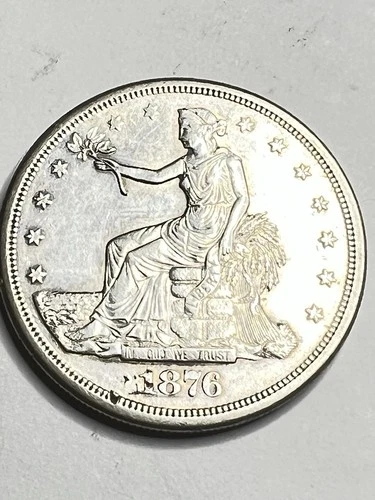 1876-S Trade Dollar – San Francisco – Strong Detail – 27.26g – Nice Eye Appeal