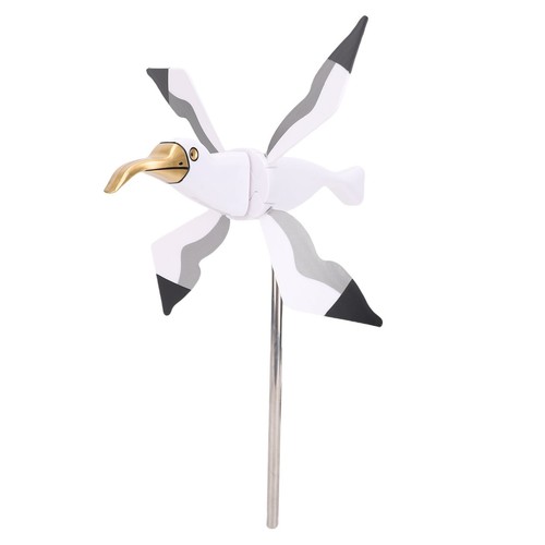 Seagull Animal Whirligig Windmühle Möwe Ornament Spinner Einfache Installation - Bild 12 von 22