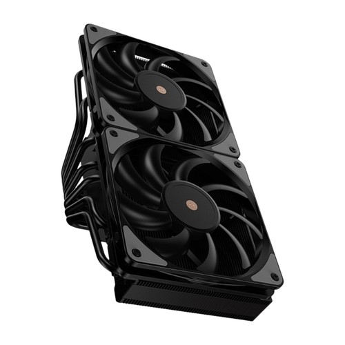 2-Fan CPU Cooling System 7 Heat Pipes Optimized Airflow Copper Base Cooling - 第 6/10 張圖片