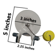 American Standard 3.25 Toilet Silicone Seal Flapper with buoy. Stays up Longer