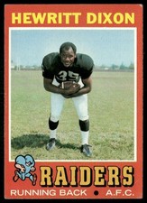 1971 Topps Hewritt Dixon Oakland Raiders #95 *B*