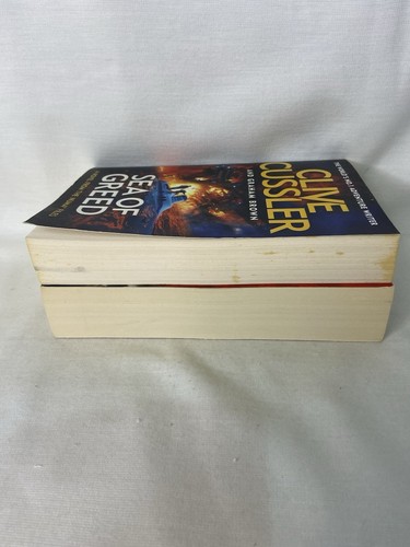 2 x Clive Cussler Thriller Paperback Books - Sea Of Greed + Black Wind Free Post - Bild 4 von 6