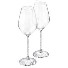 Swarovski Crystalline Wine Glasses (Set of 2) Designer: Steven Weinberg