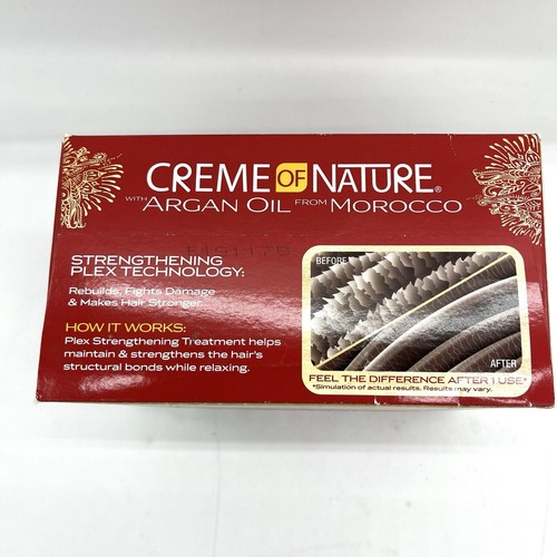 Creme of Nature Argan Oil Plex Strengthening Relaxer System No Lye Regular, New - Picture 5 of 8