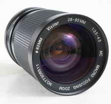 - EX  Vivitar MC Macro Focusing Zoom 28-85mm f3.5-4.5 Minolta MD Mount 8511 
