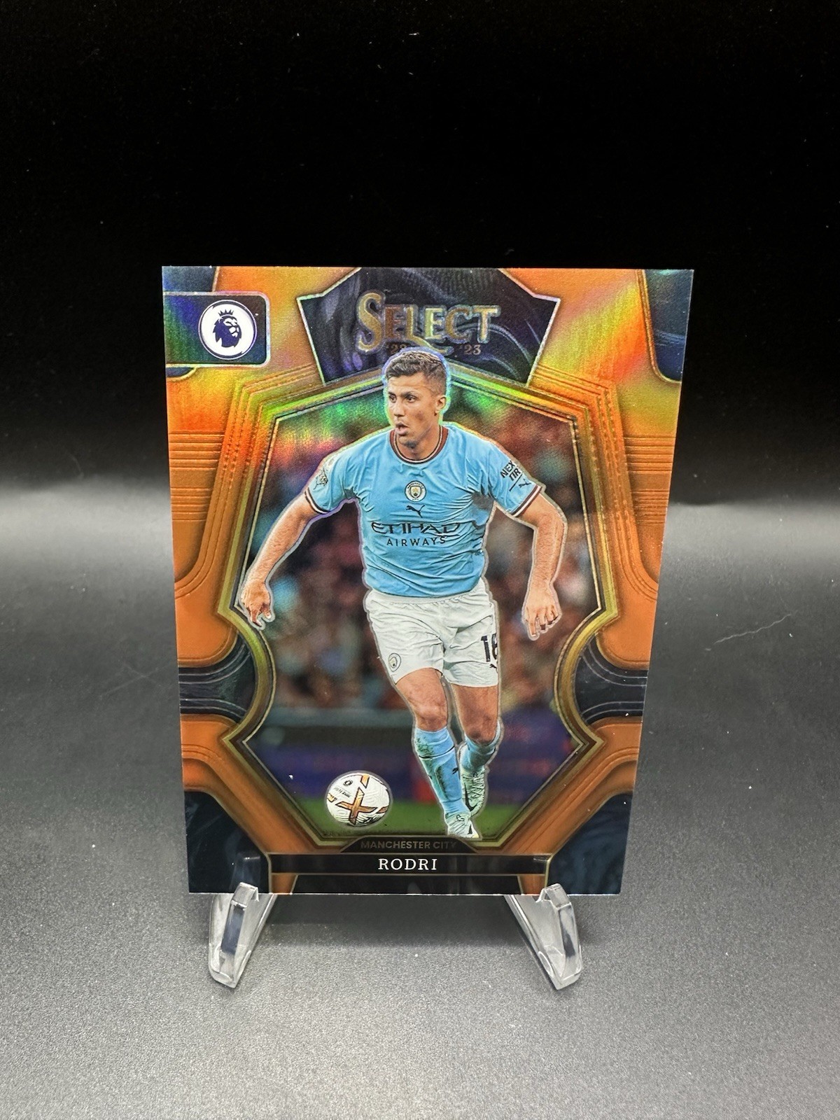 SSP 2022-23 Panini Select Premier League -  Rodri Ballon D’Or Orange Prizm /75