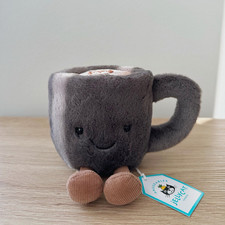 AUTHENTIC    Jellycat Amuseables Coffee Cup Plush Toy - Ship Same Day
