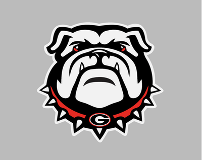 #ad Sticker Georgia Bulldogs Logo Die Cut Laminated Vinyl Decal $3.50