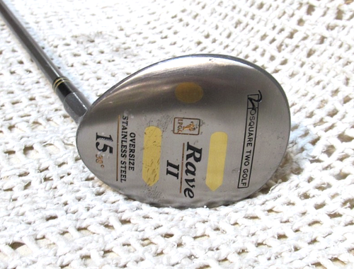 Square Two LPGA RAVE II Oversize 38*Deg 15 Wood 38" RH ~ Ladies Graphite Shaft - Picture 4 of 8