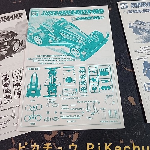 Lote De Colección Bandai Super Hyper Racers - Bisonte de Batalla, Chacal de Ataque y Cazador Dober - Imagen 7 de 11