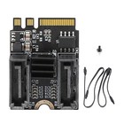 M2-Zu-SATA3.0-Erweiterungskarte KEY ein + E WIFI M.2-Zu--Festplattenadapter8837