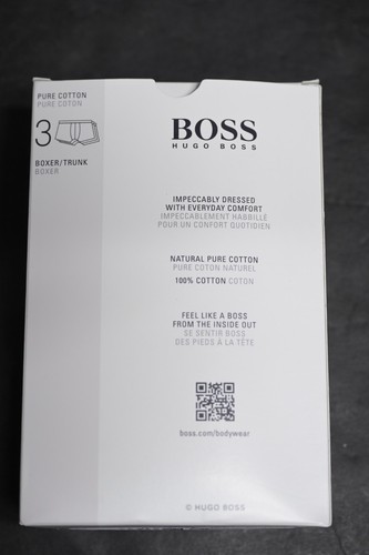 HUGO BOSS Hombre 3-Pack Multicolor 100% Algodón Maletero Calzoncillo Bóxer 2XL - Imagen 2 de 3