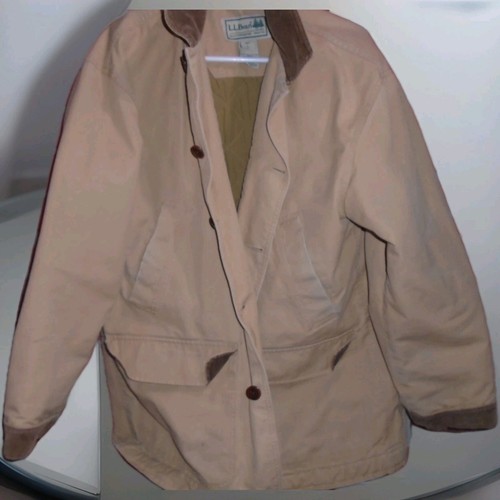 LL BEAN GIACCA DA LAVORO UOMO VINTAGE RESISTENTE TAGLIA LARGE REGULAR - Foto 1 di 7