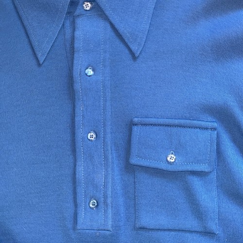 Vintage Pendleton Shirt Mens Large Navy Blue Wool Pullover Workwear Made USA 70s - Picture 3 of 6
