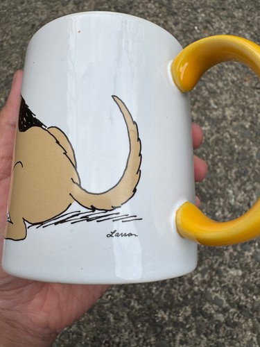 Rare Far Side Coffee Cup Gary Larson Mug "Nervous Little Dogs" VTG 90s Espresso - Imagen 3 de 7