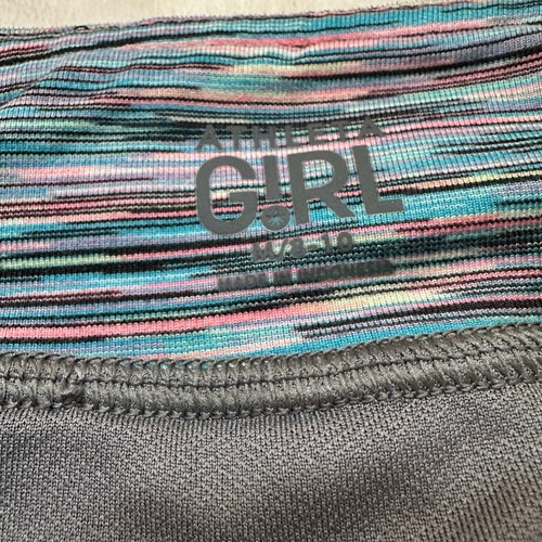 Athleta Girl Shorts sz M (8-10) Gray Shorts Athleta girl Record Breaker Shorts - Picture 3 of 6