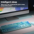 MOFII Kabelloses Tastatur Mausset Schöne Hochwertige Gemischte Farben 104 Tasten