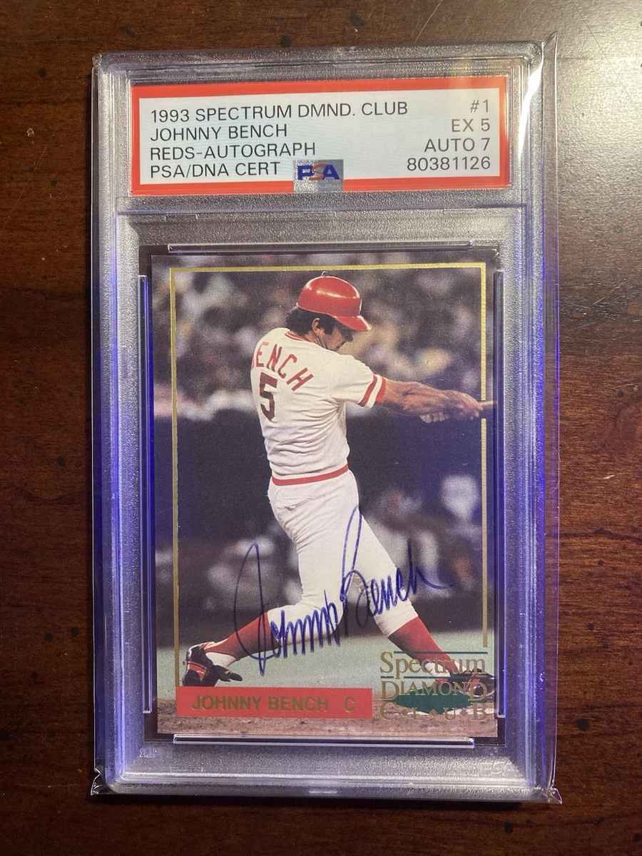 Johnny Bench Autographed Baseball Cards for sale | eBay