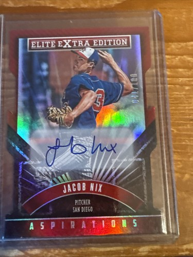 jacob nix 2015 panini elite extra edition auto #87 Aspirations 041/100 - Picture 1 of 2