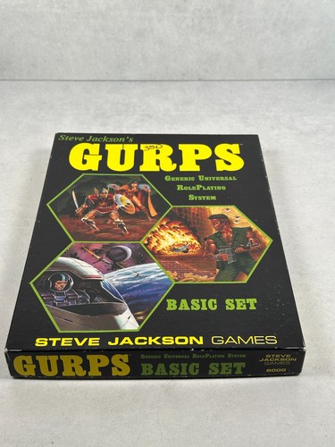 VTG 1986 GURPS Basic Set Role Playing RPG Game Steve Jackson Books 1 2 - Picture 2 of 19