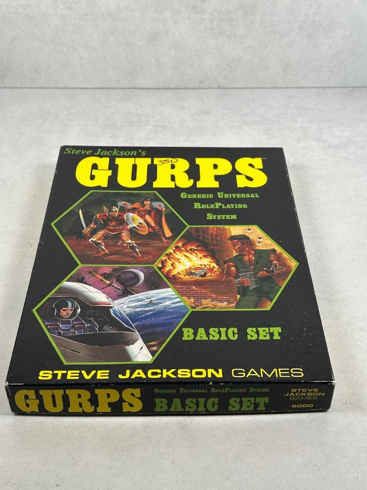 VTG 1986 GURPS Basic Set Role Playing RPG Game Steve Jackson Books 1 2 - Image 2 of 4