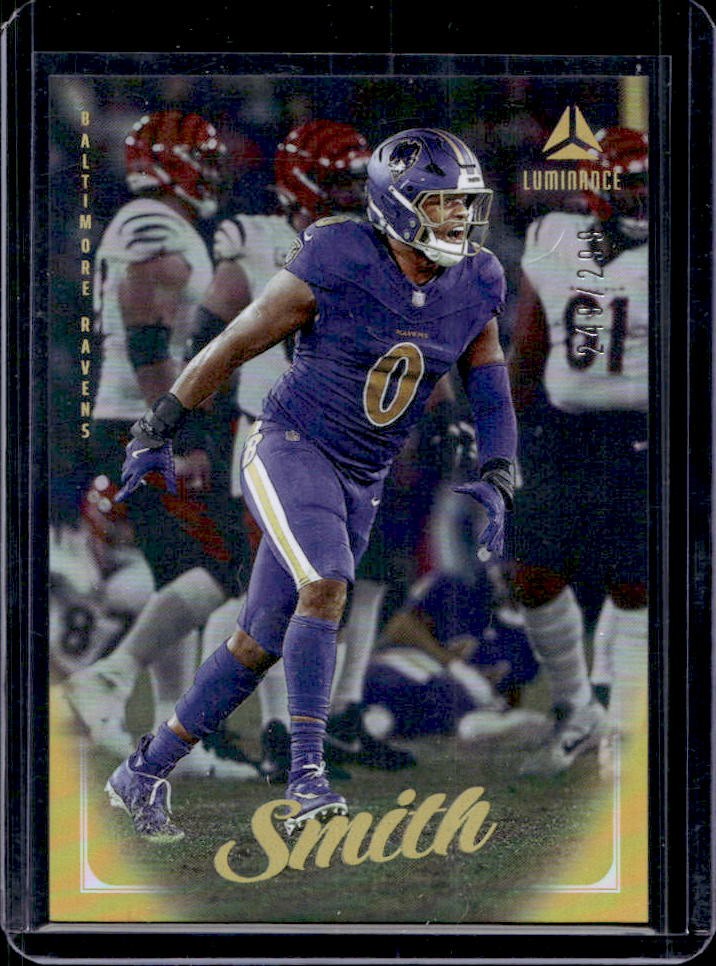 2025 Panini Luminance Roquan Smith Gold #/299 Ravens