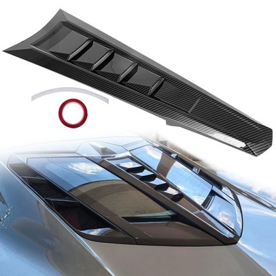 Rear Split Window Applique Louver Cover Trim for Corvette C8 Z51 Z06 2020-2025