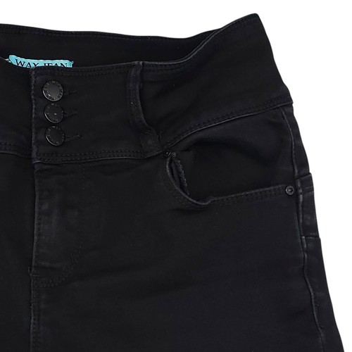 Wax Jean Butt I Love You Womens 5 Junior Black Skinny Stretch Mid Rise - Picture 4 of 12