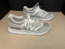New! Womens New Balance 997H Grey/White Suede Athletic Shoes. Size 11B. Nice!!!