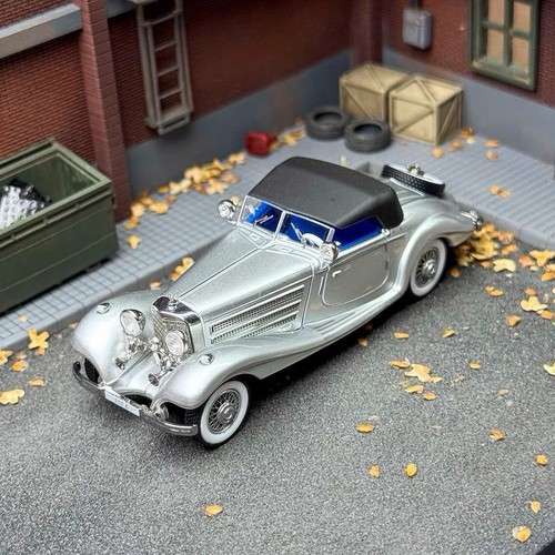 Mercedes-Benz 500K Classic Vintage Diecast Car Models Collectible Liberty 1/64 - Picture 14 of 14
