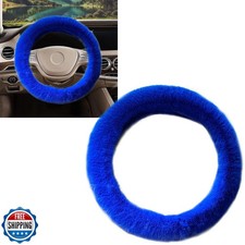 ZWZCYZ Fluffy Steering Wheel Cover for Women Fuzzy Steering Wheel Cover Winte