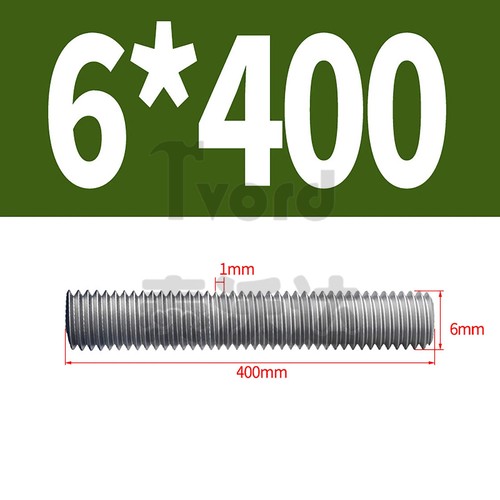 Threaded Rod A2 Stainless Steel Full Thread Studding Bar Din 975 M2 M3 M4 M6~M20 - Picture 123 of 258