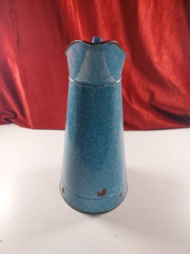 Vintage Französische Große Emaillierte Kanne - Bild 4 von 10