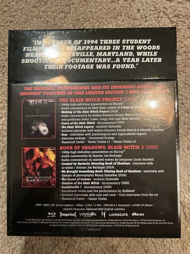 The Blair Witch Project Collection (Limited Edition, Region Free) Imprint. New! - Picture 2 of 2