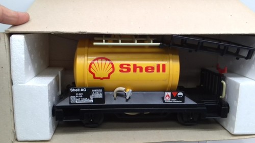 Vintage Playmobil 4107 Shell Tanker Train Car Yellow 1980 (G5) - Bild 4 von 4
