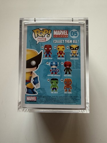 Wolverine Underground Toys Funko Pop! Figure #05 & Pop Shield Protector - Picture 3 of 6