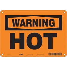 Condor 475A06 Danger Sign, 10" W X 7" H, 0.032" Thick,  475A06