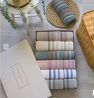 Set asciugamani bagno 3+3 in spugna viso ospite Maestri Cotonieri DAHLIA