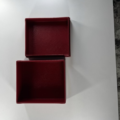 Cartier Red Jewelry Box Authentic *Empty Box* Ring, Earrings, Gift, Collector - Picture 12 of 12