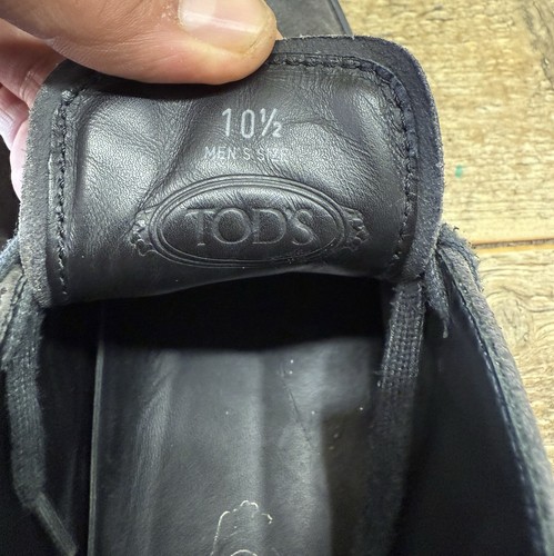 Tods Polacchino Scarpe Stivaletto Tg 10,5 Us Grigio Made Italy Tod’s Pelle Suede - Imagen 11 de 12